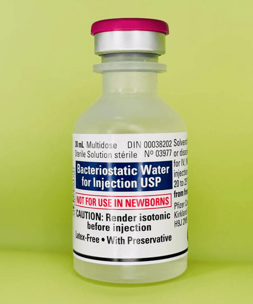 Bacteriostatic Water product from Orbitrex Peptides