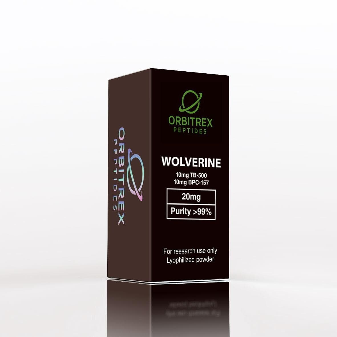 Wolverine 20mg product from Orbitrex Peptides