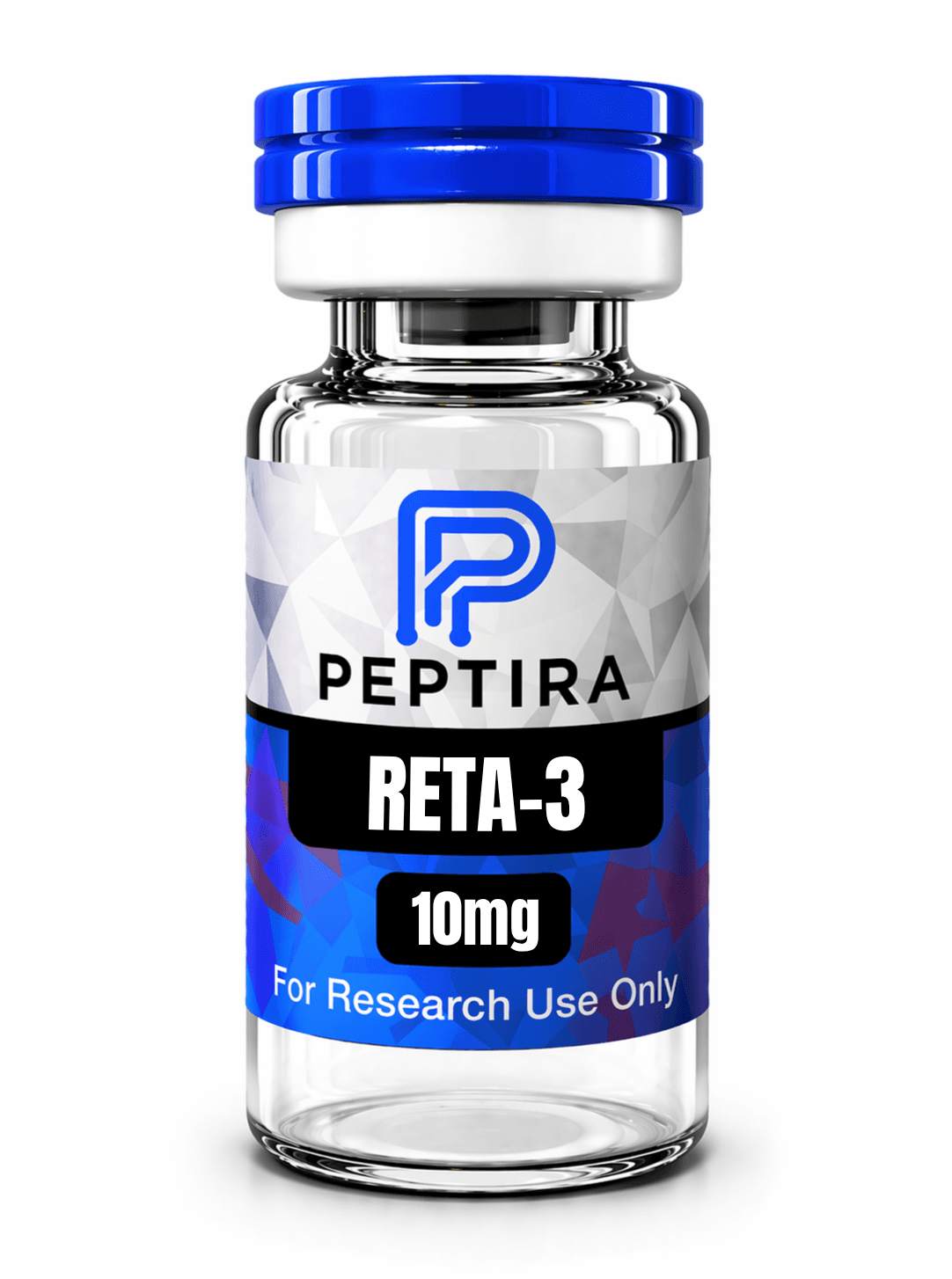 Peptira Retatrutide 10 mg research-use product vial