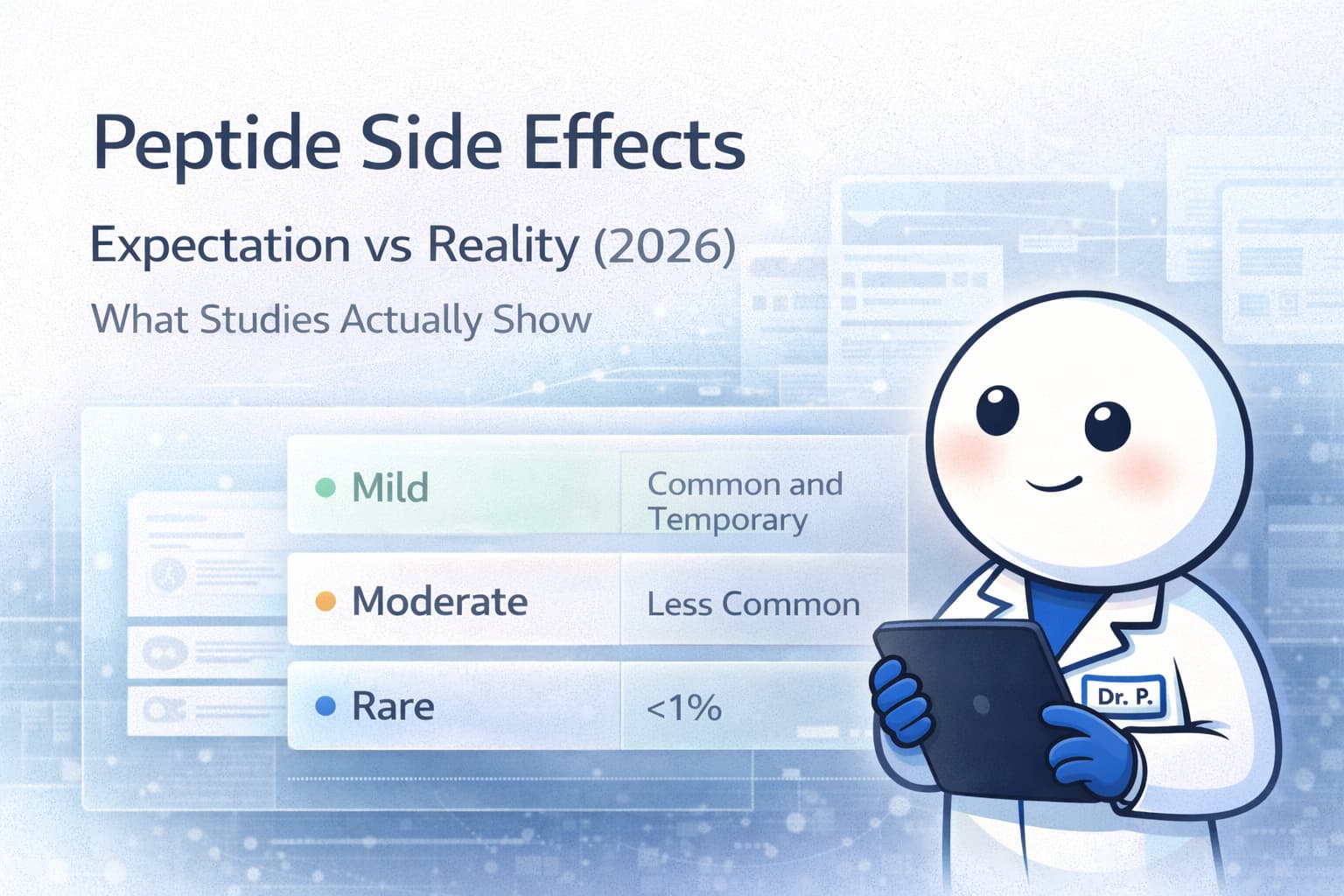 Curated visual reference: Peptide Yy Side Effects And Risks Reference: Peptide Side Effects What Clinical Trials Actually Show 2026