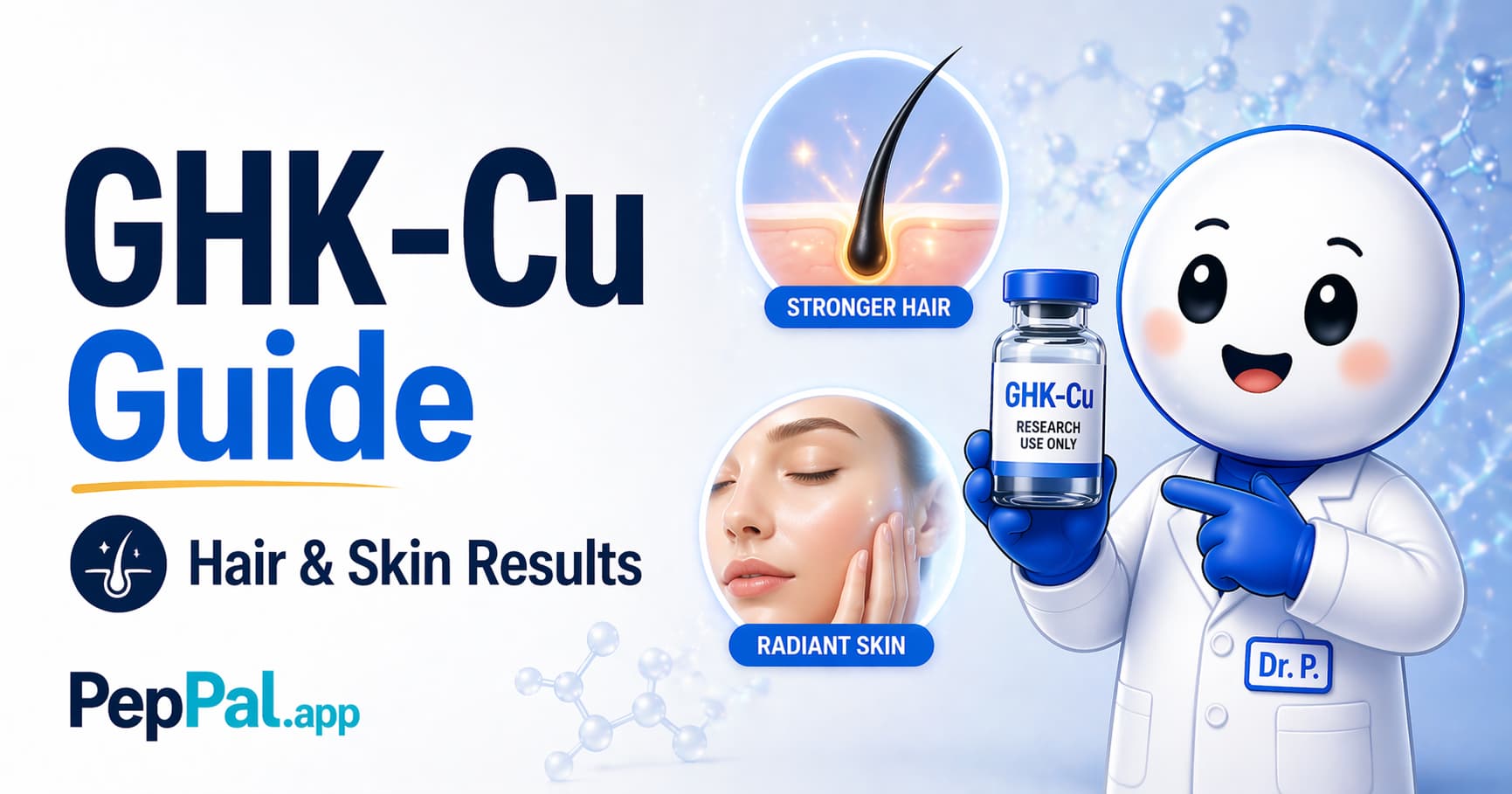 ghk cu guide GHK-Cu Guide: Copper Peptide for Skin, Hair & Longevity | 2026 main image 1