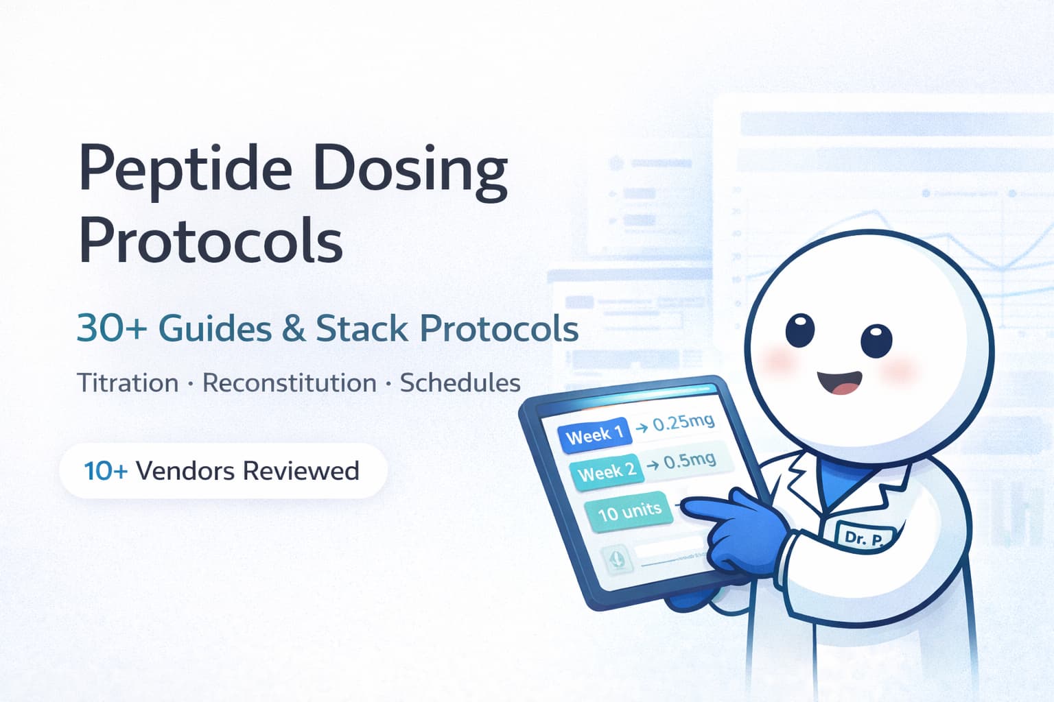 Research Peptide Dosing Protocols : 42 Guides & Stack Plans (2026) | PepPal
